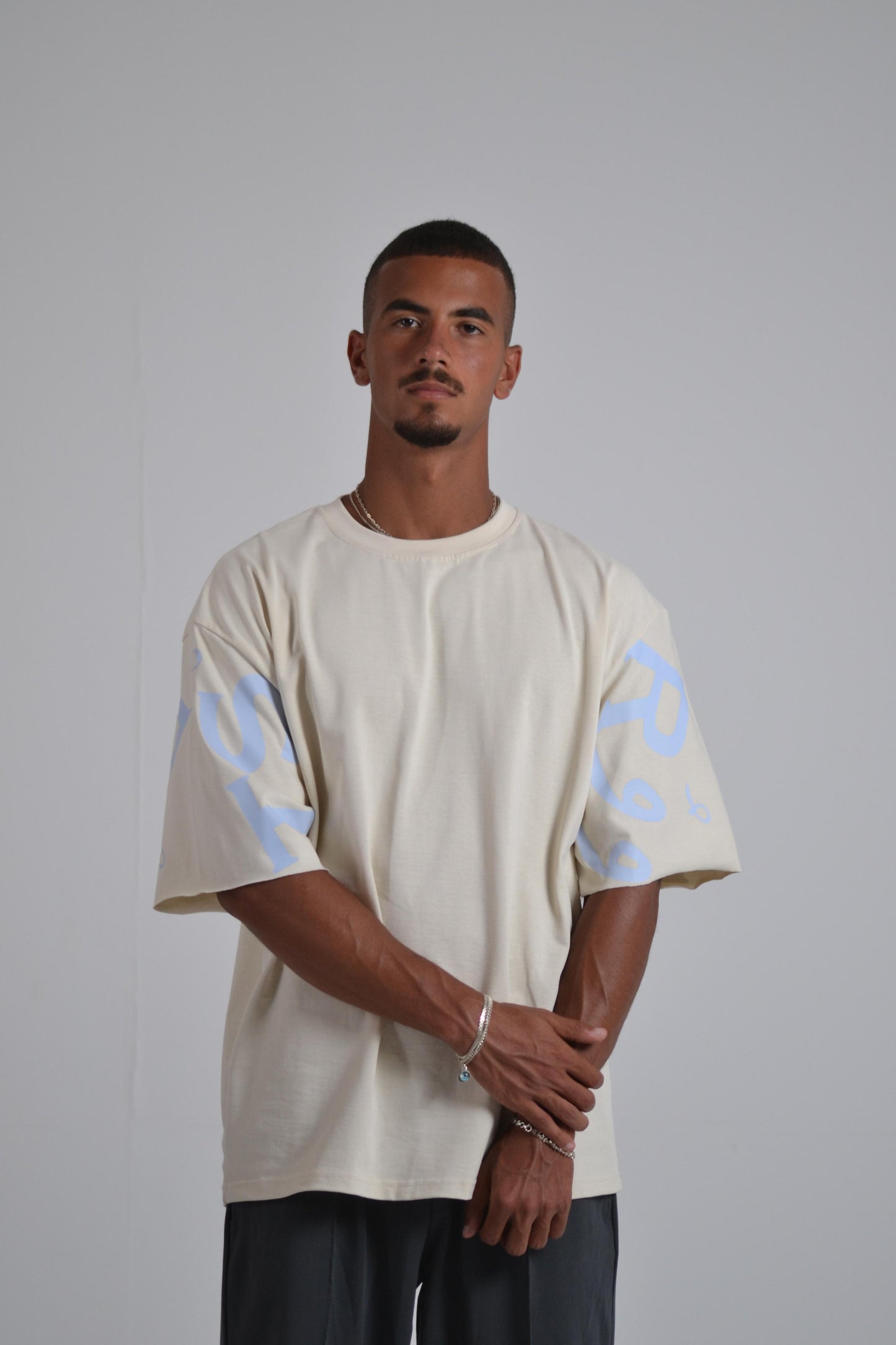 𝐖𝐫𝐚𝐩𝐚𝐫𝐨𝐮𝐧𝐝 Celeste Blue Tee