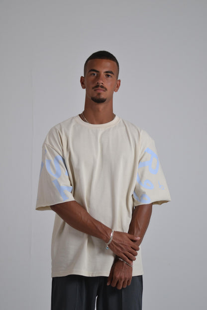 𝐖𝐫𝐚𝐩𝐚𝐫𝐨𝐮𝐧𝐝 Celeste Blue Tee