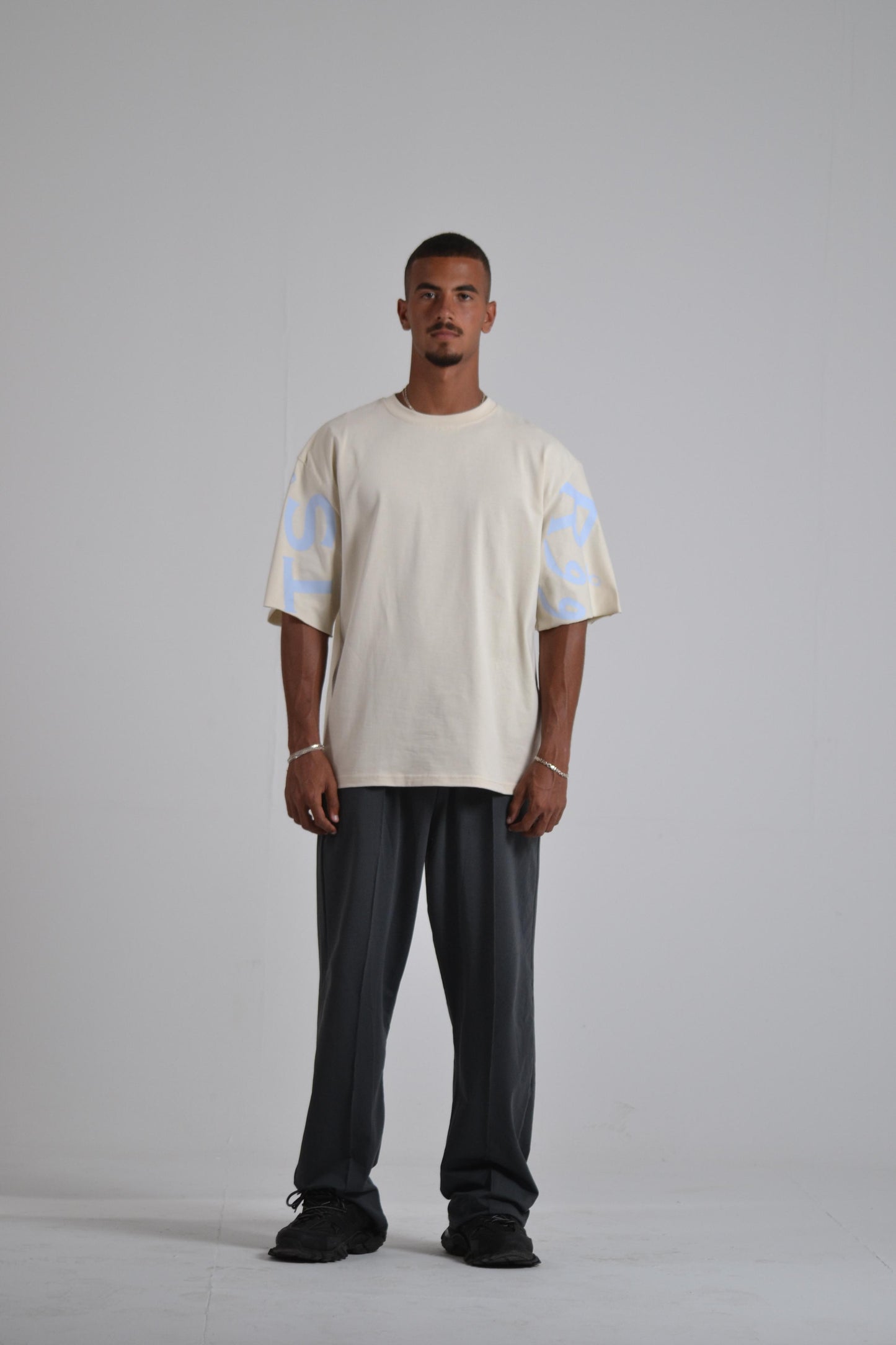 𝐖𝐫𝐚𝐩𝐚𝐫𝐨𝐮𝐧𝐝 Celeste Blue Tee