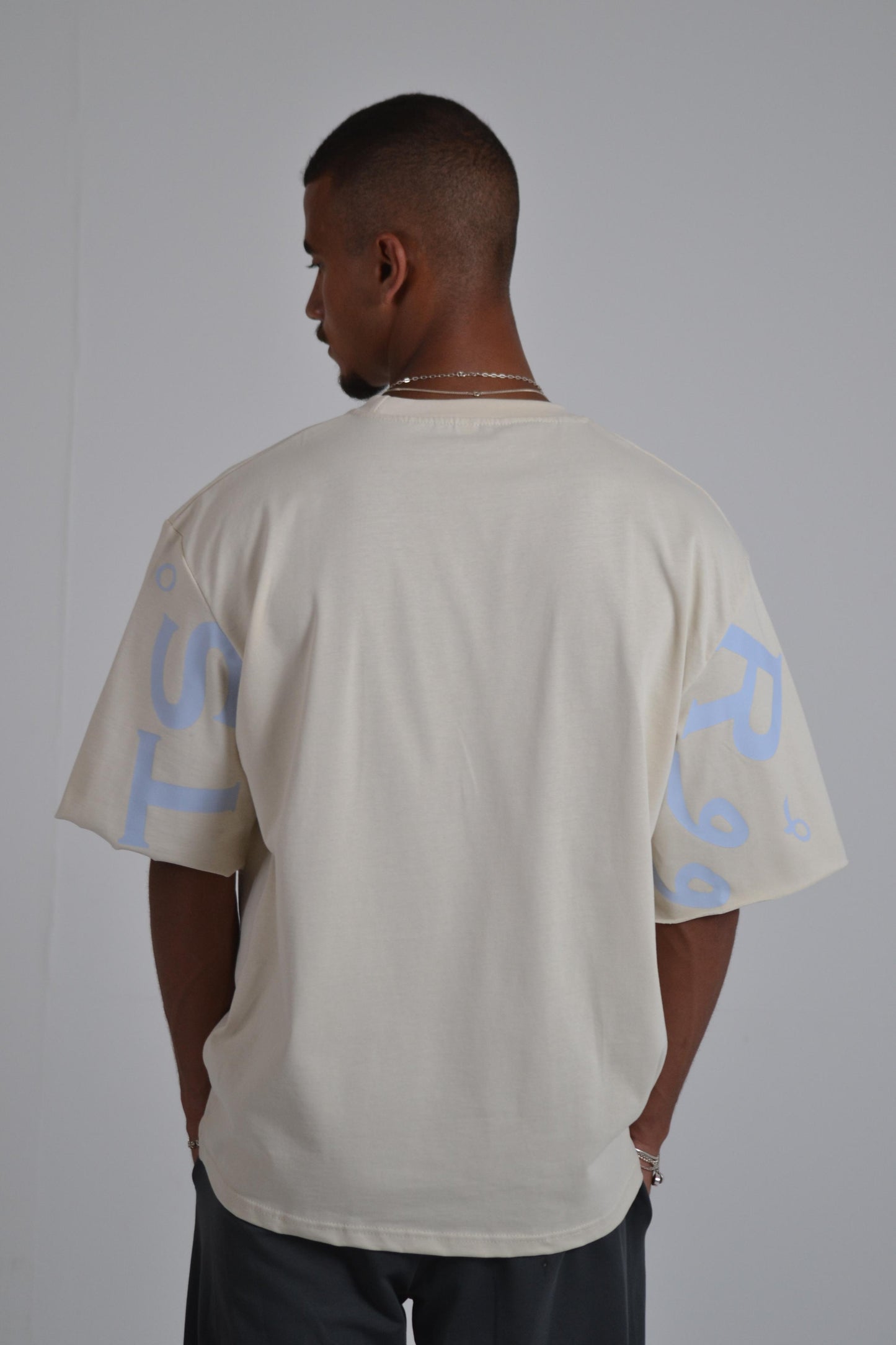 𝐖𝐫𝐚𝐩𝐚𝐫𝐨𝐮𝐧𝐝 Celeste Blue Tee